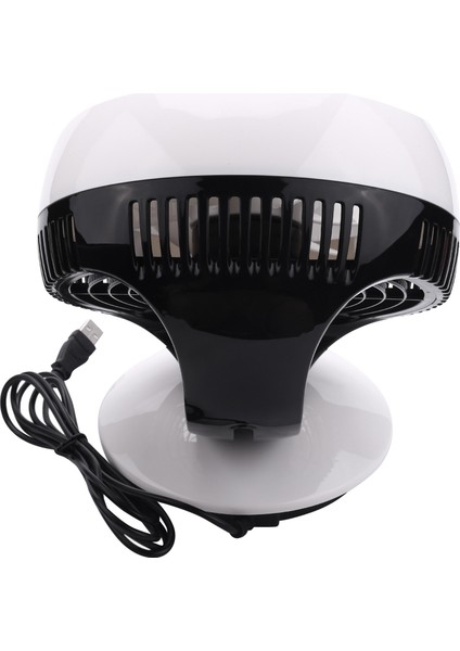 Inç USB Taşınabilir Masa Fanı, 2 Hızlı Kontrollü Fan (Siyah/beyaz) (Yurt Dışından)