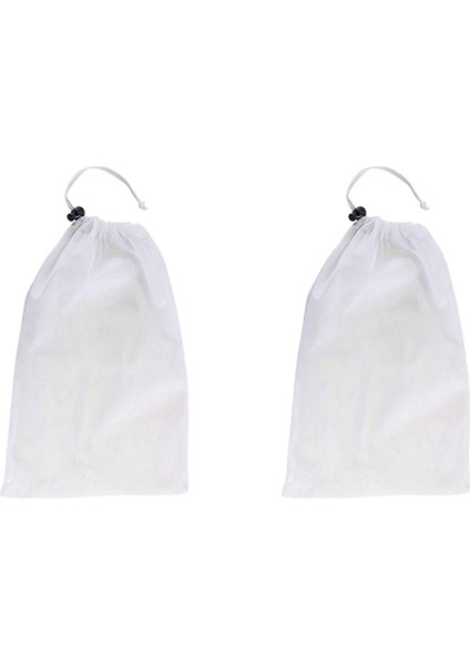 2 Paket Yüzme Havuzu Filtre Torbaları Toz Lekesi Yaprak Koleksiyonu Ince Örgü Çanta Kapalı Açık Hava Yüzme Havuzu Temizliği (Yurt Dışından)