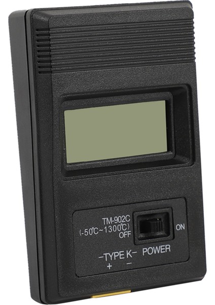 TM-902C(-50 Santigrat Ila 750 Santigrat) Sıcaklık Ölçer TM902C Dijital K Tipi Termometre Sensörü + Termokupl Prob Dedektörü Iğne (Yurt Dışından)