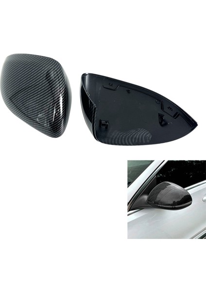 Araba Karbon Fiber Dikiz Yan Ayna Kapağı Trim Dikiz Aynası Kapakları Sc Sınıfı ile Uyumlu Değiştirin W223 W206 Eqs 2021 2022 (Yurt Dışından) fiyatları