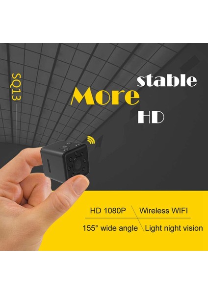 SQ13 Dvr Kamera Hd 1080P Video Kaydedici Kamera - Siyah (Yurt Dışından) fırsatları