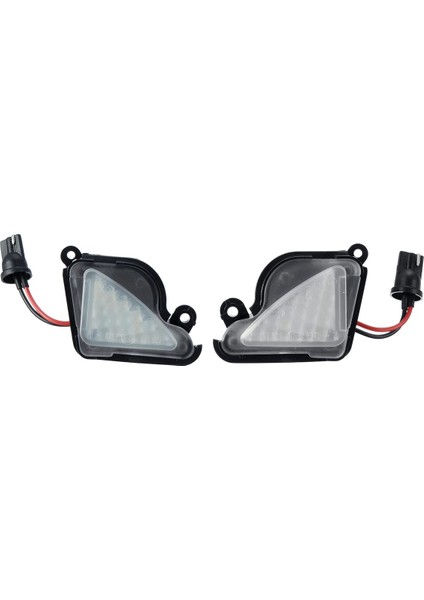 Çift 13.5V LED Yan Ayna Işık Sinyal Lambası Altında Mk3 5e 2012-2017 ile Uyumlu Beyaz Işık (Yurt Dışından)