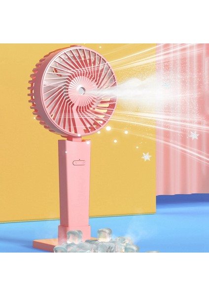 4 In 1 Mini Taşınabilir Fan Sisleme Soğutma El Tutma Masaüstü Telefon Tutucu Çok Fonksiyonlu Seyahat Soğutucu A (Yurt Dışından) modelleri