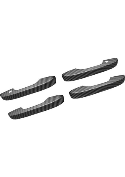 11TH Gen 2022 ile Uyumlu Karbon Fiber Kapı Kolu Kapak Trim Dekoratif Çıkartma Iç Aksesuarlar, 4pcs (Yurt Dışından)
