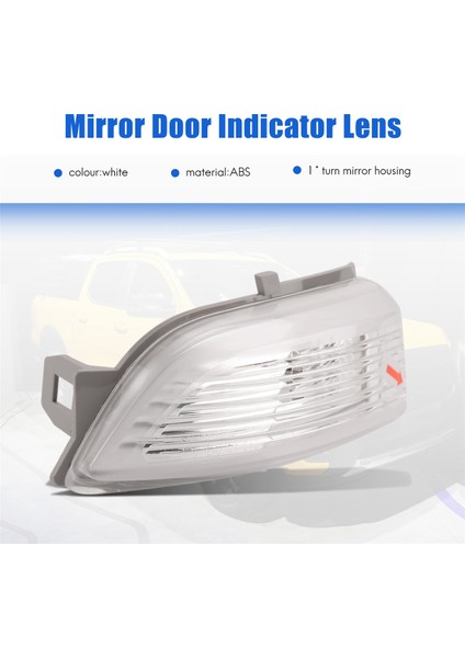 Sol Yan (Sol) Kanat Ayna Kapı Gösterge Lensi Dönüş Sinyali Işık Kapağı Everest Ranger 2012-2018 ile Uyumlu (Ampulsüz) (Yurt Dışından) indirimleri