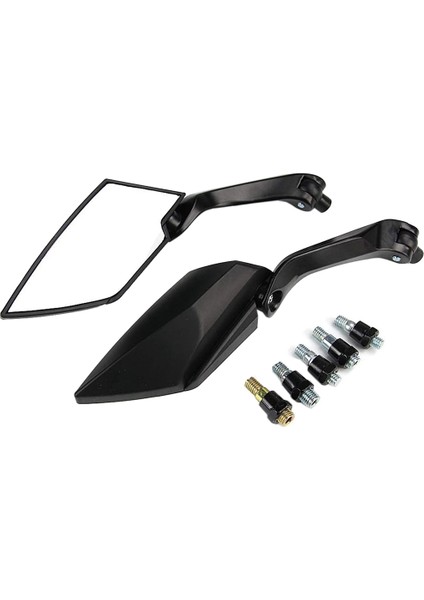 Motosiklet Ayna Scooter E-Bisiklet Dikiz Aynaları Electrombile Arka Yan Dışbükey Ayna 8mm 10MM Evrensel (Yurt Dışından) indirimleri
