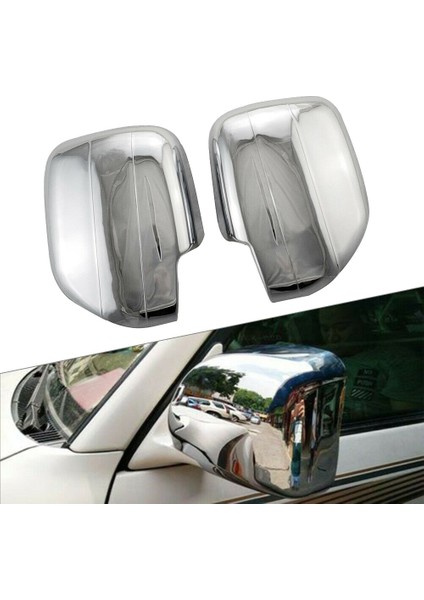 Land Cruiser 100 FJ100 LX470 1998-2007 ile Uyumlu Yan Dikiz Aynası Kapağı Dekoratif Koruma Kapağı (Yurt Dışından) modelleri