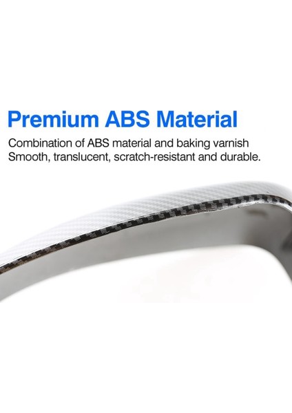 C Sınıfı ile Uyumlu W206 C200 2022 Karbon Fiber Araba Yan Kapı Dikiz Aynası Çerçeve Kapak Trim Etiket Aksesuarları (Yurt Dışından) indirimleri