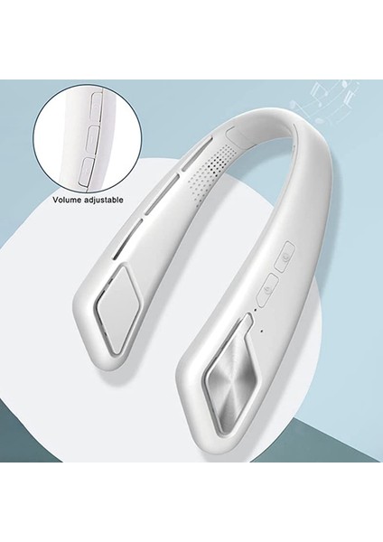 Asılı Boyun Fanı, Asılı Hoparlör Fanı, Üç Seviye Ayarlanabilir 360 Derece Dönebilen Bluetooth Bağlantı Makinesi (Yurt Dışından) modelleri