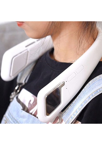 Asılı Boyun Fanı, Asılı Hoparlör Fanı, Üç Seviye Ayarlanabilir 360 Derece Dönebilen Bluetooth Bağlantı Makinesi (Yurt Dışından) fırsatları