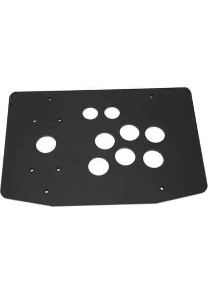 Dıy Siyah Arcade Joystick Yedek Akrilik Panel Kasa Kolu Arcade Oyun Seti Sağlam Inşaat Kurulumu Kolay (Yurt Dışından)