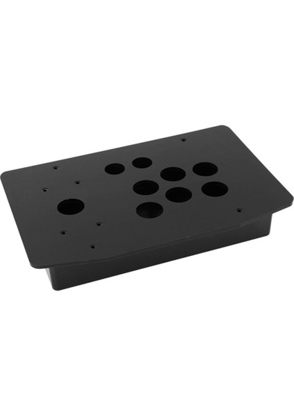 Dıy Siyah Arcade Joystick Yedek Akrilik Panel Kasa Kolu Arcade Oyun Seti Sağlam Inşaat Kurulumu Kolay (Yurt Dışından)
