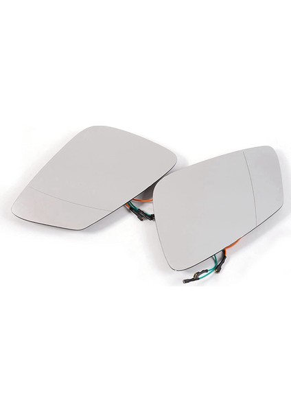 Araba Sol Isıtmalı Cam Dikiz Aynası Geri Geri Dikiz Aynası Yan Kanat Ayna Camı ile Uyumlu - F01 F02 F03 F04 F06 F10 (Yurt Dışından)