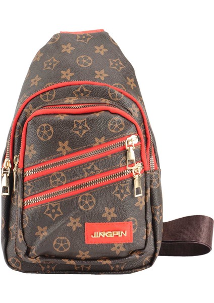 Kore Moda Göğüs Çapraz Vücut Kadın Çantası Tek Omuz Spor Trendy Sırt Çantası Bel Çantası Göğüs Çantaları A (Yurt Dışından)