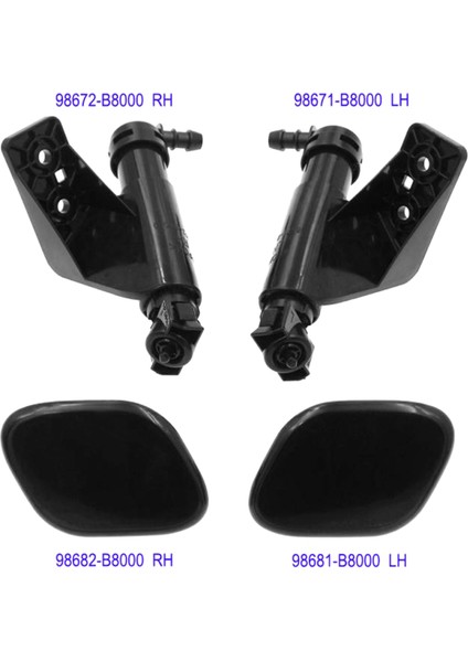 Ön Tampon Far Lambası Yıkama Püskürtme Memesi Temizleme Pompası Kapaklı 2013-2016 98671B8000 ile Uyumlu (Yurt Dışından) fiyatları