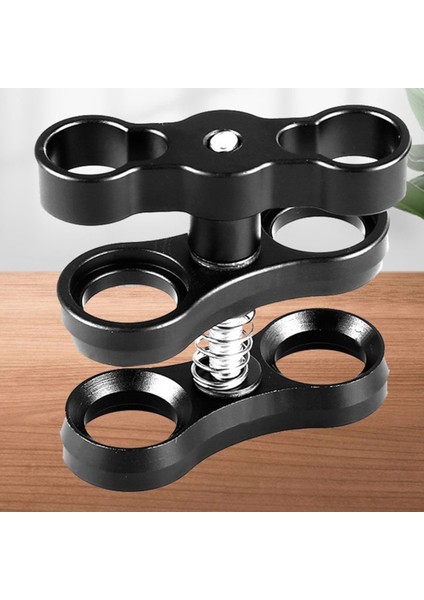 4 Adet Serisi Dalış ile Uyumlu 2 Delik Kelebek Klip Standart Uzun Top Klip Braketi Dalış Kamera Kolu Çift Top Klip (Yurt Dışından) indirimleri