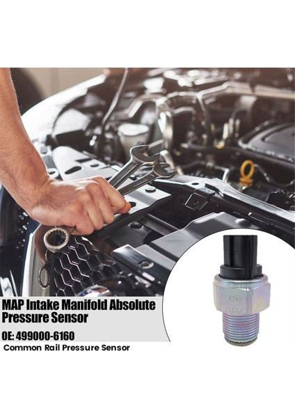 Common Rail Yüksek Basınç Sensörü 499000-6310 Motorla Uyumlu 4hk1 6hk1 1210E 310K Yakıt Sensörü 8981387360 (Yurt Dışından)