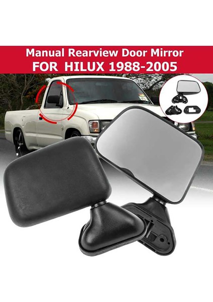 Araba Manuel Dikiz Aynası Cam Kapı Yan Kanat Ayna Sol/sağ 1988-2005 ile Uyumlu (Yurt Dışından) fiyatları