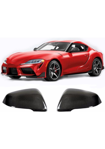 A90 2018-2020 ile Uyumlu Karbon Fiber Stil Araba Yan Ayna Kapağı Kapağı (Yurt Dışından) fırsatları