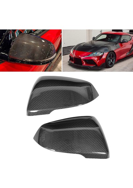A90 2018-2020 ile Uyumlu Karbon Fiber Stil Araba Yan Ayna Kapağı Kapağı (Yurt Dışından) indirimleri