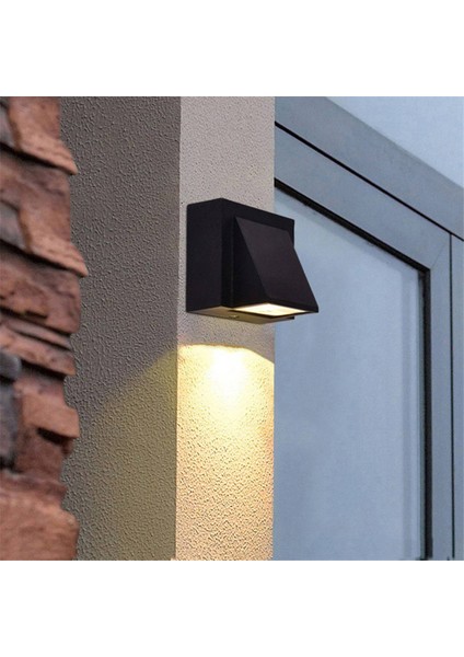 2x 5W Modern LED Duvar Işık Açık Su Geçirmez Duvar Lambası Koridor Avlu Kapısı Teras Balkon Bahçe Için Mükemmel (Yurt Dışından) fiyatları