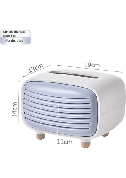 Radyo Tipi Doku Kutusu Kasa Konteyner Kağıt Havluluk Oturma Odası Ev Dekorasyonu, Kullanışlı ve Kullanışlı Mavi Mor (Yurt Dışından) modelleri