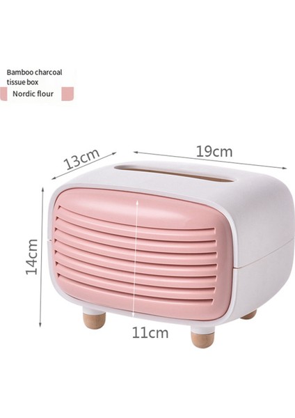 Radyo Tipi Doku Kutusu Kasa Konteyner Kağıt Havluluk Oturma Odası Ev Dekorasyonu, Kullanışlı ve Kullanışlı Mavi Mor (Yurt Dışından) fırsatları