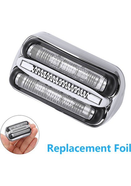 2x 32S Tıraş Makinesi Yedek Kafa Bıçak Net Membran Braun Serisi 3 Elektrikli Jilet 301S 310S 320S 3000S 3020S 3030S (Yurt Dışından)