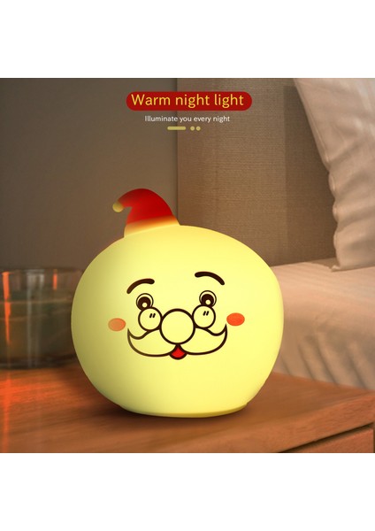 7 Renk Değiştirme Noel Baba Gece Lambası, Taşınabilir Yumuşak Silikon Çocuk Yatak Odası Odası Dekor Lambası, Çocuklar Için (Noel Baba Gece Lambası) (Yurt Dışından) fiyatları