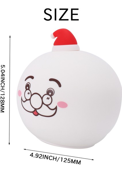 7 Renk Değiştirme Noel Baba Gece Lambası, Taşınabilir Yumuşak Silikon Çocuk Yatak Odası Odası Dekor Lambası, Çocuklar Için (Noel Baba Gece Lambası) (Yurt Dışından) fırsatları
