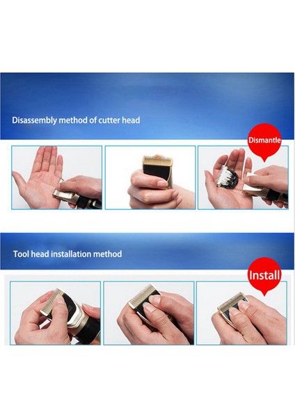 4x Bıçak Nozulları Evcil Hayvan Kırkma Makinesi Bıçak Çelik Kesici Köpek Saç Düzeltici Yedek Kafa Baorun 938 X1 X5 P3 P2 X7 P7 S1 T2 T3 C1 (Yurt Dışından) fırsatları