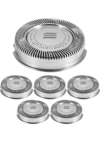 Philips Elektrikli Tıraş Makinesi Serisi 1000, 2000, 3000 Için Uyumlu 6 Paket SH30 Yedek Kafa Tıraş Makinesi Yedek Kafaları (Yurt Dışından)
