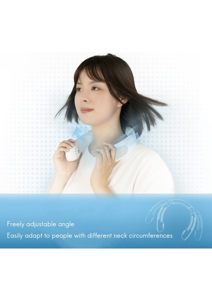 Taşınabilir Klima Boyun Fanı, Yarı Iletken Soğutucu Giyilebilir, Seyahat, Ev, Ofis Için Siyah (Yurt Dışından) indirimleri