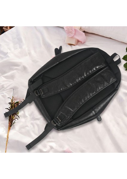 Feger Okul Çantaları Laptop Sırt Çantası Pu Erkek Deri Sırt Çantası Moda Sırt Çantası Su Geçirmez Büyük Seyahat Günlük Erkek Omuz Çantası (Yurt Dışından) modelleri