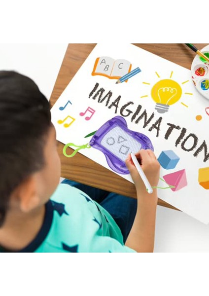 12 Paket Mini Çizim Tahtası Çocuklar Için Toplu Sırt Çantası Anahtarlık Klip Çizim Tahtaları, Silinebilir Doodle Kroki ve Yazma Pedi (Yurt Dışından) fırsatları