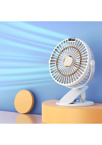 Taşınabilir Fan Klipsi USB Şarj Edilebilir Sessiz Masaüstü Küçük Ofis Ev Masası Masa Açık, Beyaz (Yurt Dışından) modelleri
