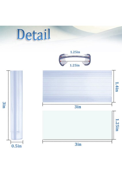 Tel Raf Etiket Tutucular, 60 Paket Plastik Tel Raf Etiket Klipsi, Etiket Kağıdı ile Çıkarılabilir Tel Raf Etiket Tutucu (Yurt Dışından) fiyatları