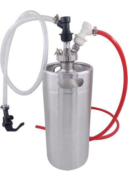 Mini Fıçı Mızrak Mini Growler Musluk Dispenseri, 2l/3.6l/5l Homebrew Bira Aracı Şarap Musluk Dispenseri Için 12 Inç Hortum ile (Yurt Dışından) fiyatları