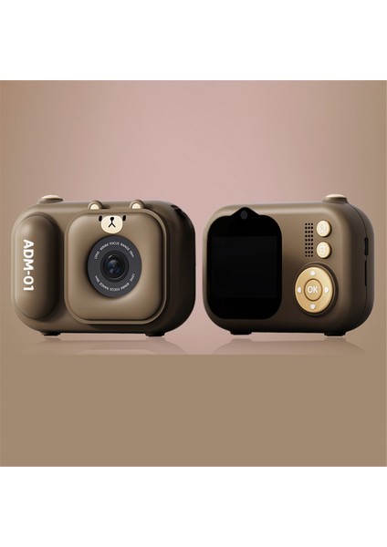 S11 48MP El Braketi Hd Çift Lensli Çocuk Kamera Fotoğraf Video Desteği Sabit Çok Fonksiyonlu Kamera, Kahverengi (Yurt Dışından) modelleri