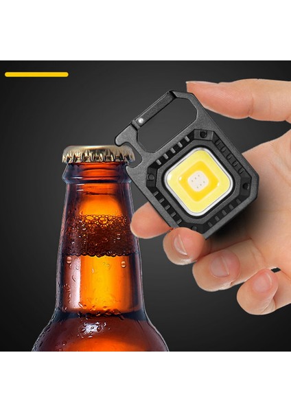 mini LED El Feneri Çalışma Işığı Cob Cep El Feneri Anahtarlıklar USB Şarj Edilebilir Açık Kamp Lambası Tirbuşon ile (Yurt Dışından) fiyatları
