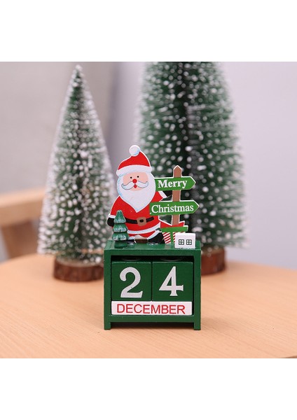 Ahşap Noel Advent Takvimleri Ev Noel Süslemeleri Için Noel Süslemeleri Yaratıcı Yılbaşı Hediyeleri (Yurt Dışından)