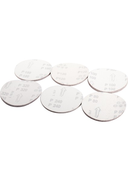 60 Adet/takım 5 Inç 125MM Yuvarlak Zımpara Diski Kum Sayfaları Grit 80/100/120/180/240/320 Kanca ve Döngü Zımpara Diski (Yurt Dışından)