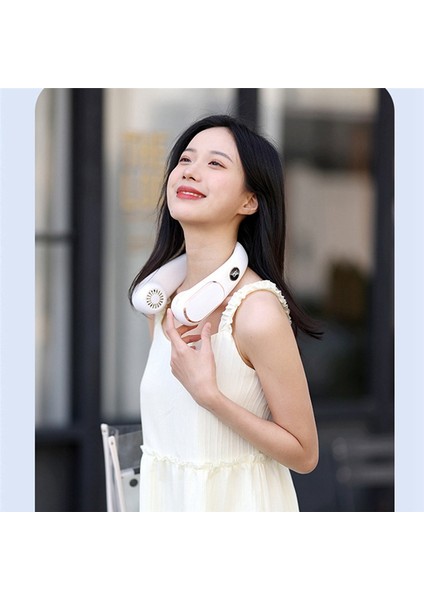 Fanlar Taşınabilir Mini Asılı Boyun Fanı Dijital Ekran Güç Ventilador Bladeless Boyun Bandı Hava Soğutucu (Yurt Dışından) indirimleri