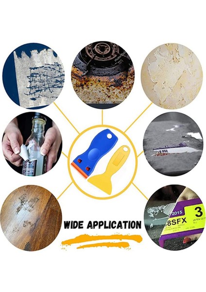 6 Paket Plastik Tıraş Bıçağı Kazıyıcı Aracı Hiçbir Çizik Etiket Kaldırma Kazıyıcı Temizlik Için Yapışkanlı Etiket Çıkartma Tutkal (Yurt Dışından) fiyatları