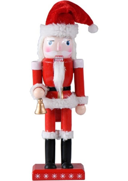 Noel Noel Baba Fındıkkıran Tatil Ahşap Fındıkkıran Santa Şekil Ev Dekor Mevcut Süsler (Yurt Dışından)
