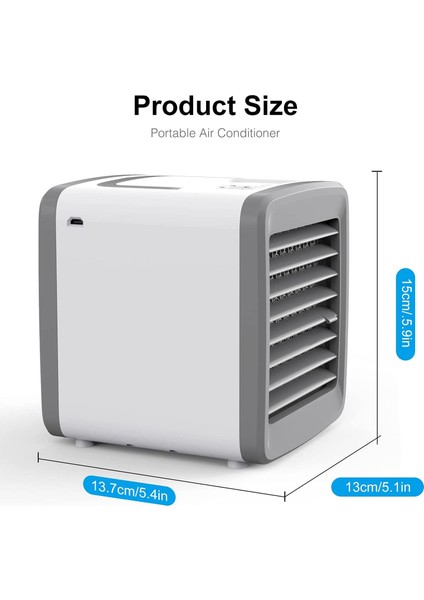 Taşınabilir Klima Fanı Soğutucu Kişisel Evaporatif Şarj Edilebilir Saplı (Yurt Dışından) fırsatları