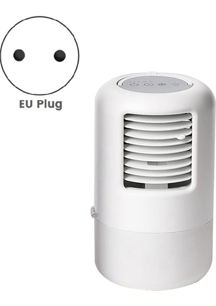 Masaüstü Klima Fanı Mini Taşınabilir Şarj Edilebilir Ofis Ev Ab Tak ile Renkli Ortam Işığı (Yurt Dışından) indirimleri