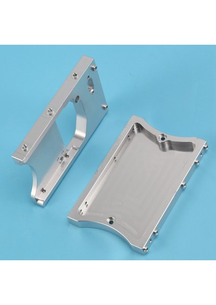 2x Metal Direksiyon Servo Sabit Montaj Dirseği Kiriş Mn D90 D91 D96 D99 MN90 MN99S 1/12 Rc Araba, Gümüş (Yurt Dışından)