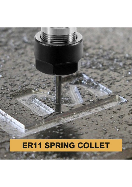 ER11A 5mm Motor Şaft Tutucu Uzatma Çubuğu ile 7 Adet ER11 1-7mm Yaylı Pensler (Yurt Dışından)