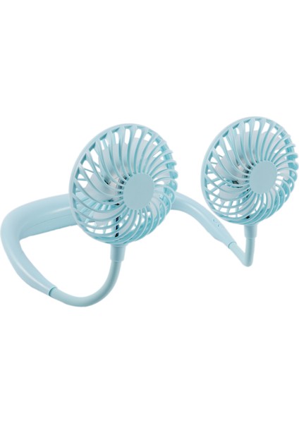 2000 Mah USB Taşınabilir Fan Eller Serbest Boyun Asılı Şarj Mini Spor 3 Vitesli Klima (Yurt Dışından)